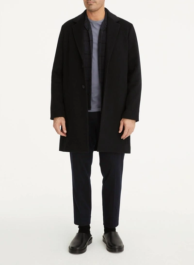 Vince Classic Coat In Black