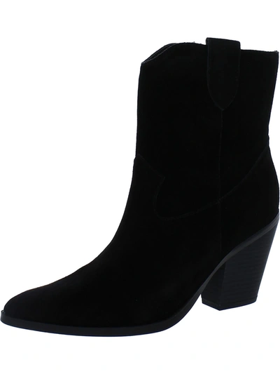 Aqua College Winder Womens Zipper Booties In Black