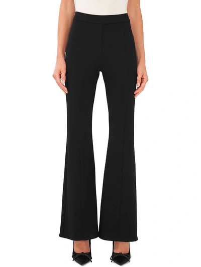 Cece Womens Flare Princess Seam Dress Pants In Rich Black