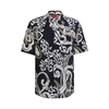 HUGO RELAXED-FIT SHIRT IN PAISLEY-PRINT CANVAS