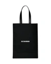 JIL SANDER BOOK HANDBAG - JIL SANDER - COTTON - BLACK