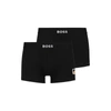 HUGO BOSS TWO-PACK OF STRETCH-COTTON TRUNKS WITH LOGO WAISTBANDS