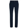 HUGO BOSS SLIM-FIT TROUSERS IN STRETCH-COTTON SATIN