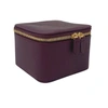 HARPER JAMES WOMEN'S GRACE CLASSIC JEWELRY CASE IN BURGUNDY