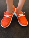 VERY G GAME DAY FASHION SNEAKERS IN ORANGE
