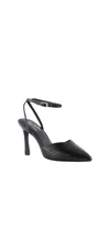 Seychelles Onto The Next Ankle Strap Pointed Toe Pump In Black
