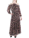 1.STATE WOMENS FLORAL SMOCKED MIDI DRESS