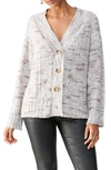 Sanctuary Cozy Mornings Cardigan In Light Mineral In Light Mine