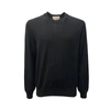 Alexander Mcqueen Wool Knit Sweater In Black
