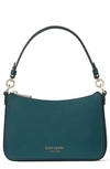 Kate Spade Medium Convertible Leather Crossbody Bag In Artesian Green