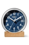 Shinola Desk Clock In Navy