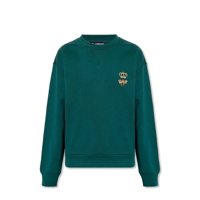 Dolce & Gabbana Cotton Sweatshirt In Green