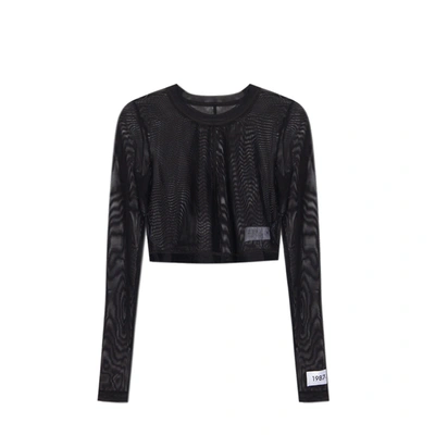 Dolce & Gabbana X Kim Transparent Top In Black