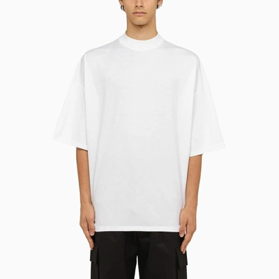 Jil Sander Wide White Crew Neck T Shirt