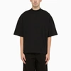 JIL SANDER JIL SANDER WIDE DARK BLUE CREW NECK T SHIRT