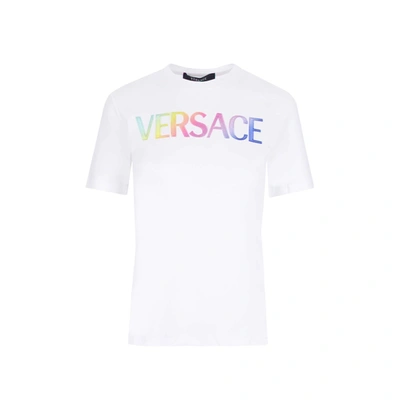 VERSACE VERSACE VERSACE COTTON LOGO T SHIRT