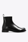 LOEWE CAMPO LEATHER CHELSEA BOOTS