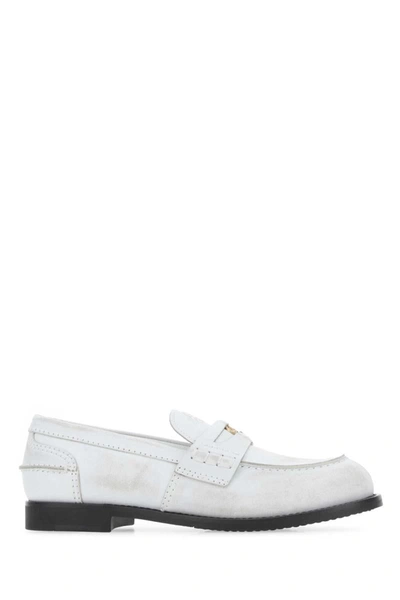 Miu Miu Slip In White