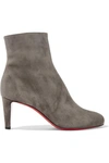 CHRISTIAN LOUBOUTIN TOP 70 SUEDE ANKLE BOOTS