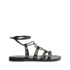 SCHUTZ MAKEENA LEATHER SANDAL