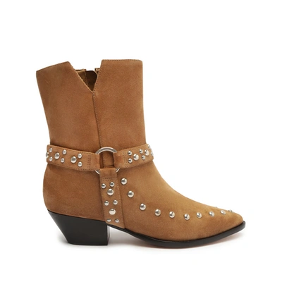 Schutz Rhiannon Suede Bootie In Western Brown