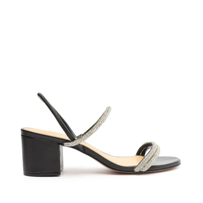 Schutz Whiteley Block Heel Sandal In Black