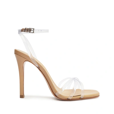 Schutz Amelia Deluxe Nappa Sandal In Light Peach