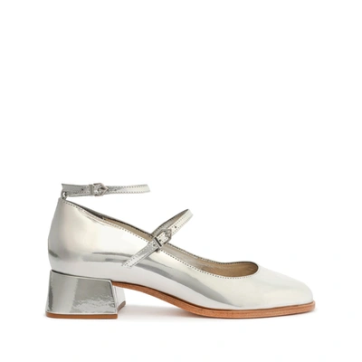 Schutz Dorothy Specchio Pump In Silver