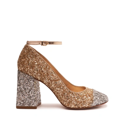 Schutz Dorothy Shine High Pump In Silver