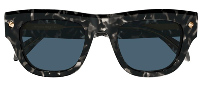 Alexander Mcqueen Eyewear Square Frame Sunglasses In Multi