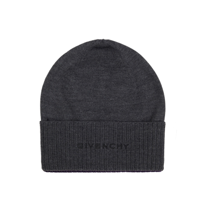 Givenchy Wool Logo Hat In Black