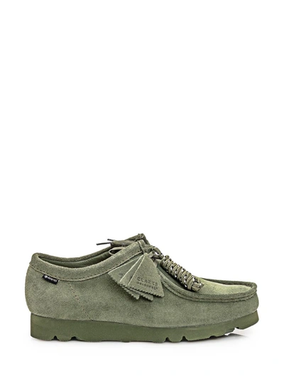 Clarks Wallabee Gtx Shoe In Green