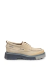 Off-white Beige Suede Boat Shoe In Beige