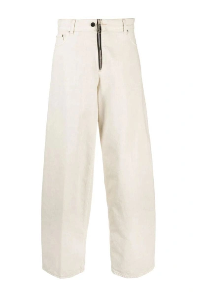 Haikure Bethany Zip Jeans In White