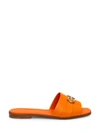 Ferragamo Gancini Slide In Orange