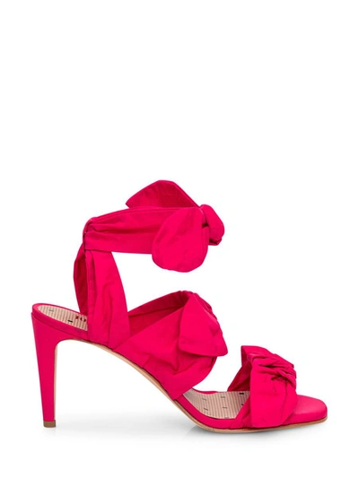 Red Valentino Redvalentino Bow Detailed Sandals In Pink
