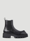 Balenciaga Men Rhino Ankle Boots In Black