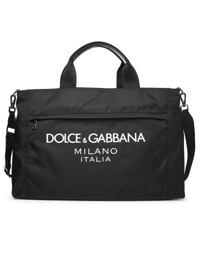 Dolce & Gabbana Man  Black Fabric Bag