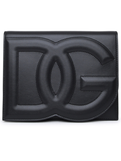 Dolce & Gabbana Woman  Black Leather Bag