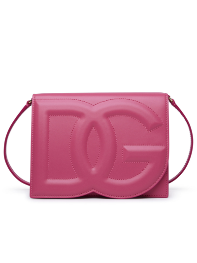 Dolce & Gabbana Woman  Fuchsia Leather Bag In Multicolor