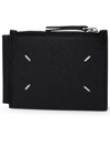 MAISON MARGIELA MAISON MARGIELA MAN MAISON MARGIELA FOUR STRICHES BLACK LEATHER WALLET