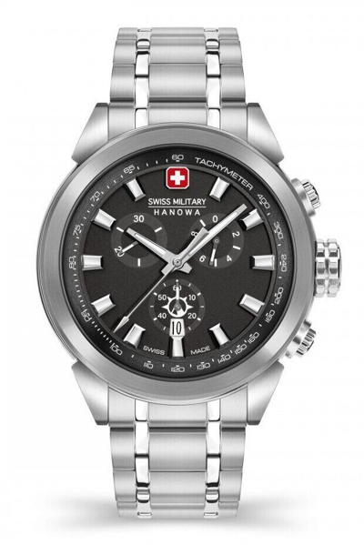Pre-owned Swiss Military Hanowa Swiss Made Mens Watch Platoon Night Vision Smwgi2100202