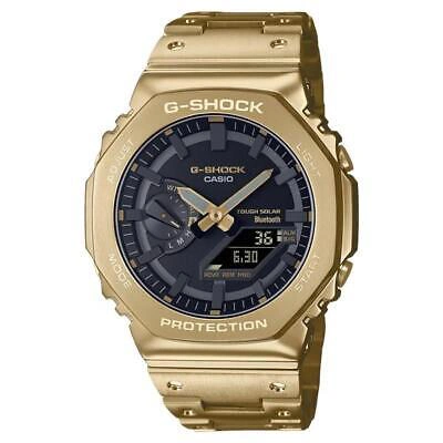 Pre-owned Casio G-shock Full Metal 2100 Series Gm-b2100gd-9ajf Cassioak Men's Watch Gold