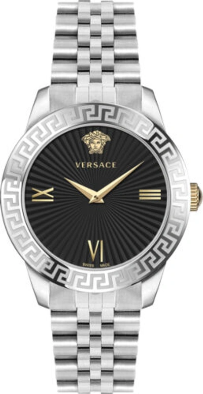 Pre-owned Versace Women's Vevc00419 Greca Signature 38mm Quartz Watch