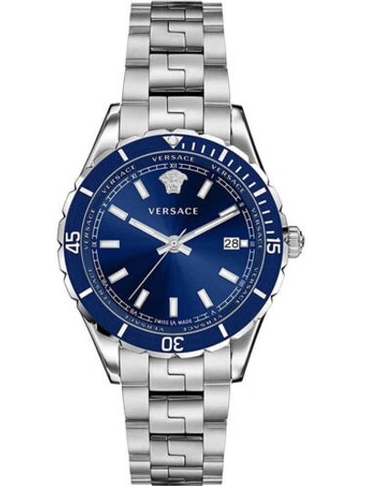 Pre-owned Versace Men's Ve3a00922 Hellenyium 42mm Quartz Watch