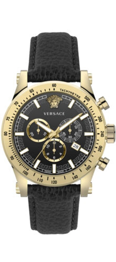 Pre-owned Versace Watches Men's Vev800821 Chrono Sporty 44mm Quartz Watch