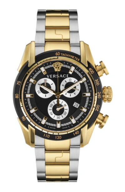 Pre-owned Versace Men's Ve2i00421 V-ray 44mm Quartz Watch