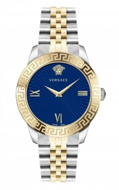 Pre-owned Versace Women's Vevc00719 Greca Signature 38mm Quartz Watch