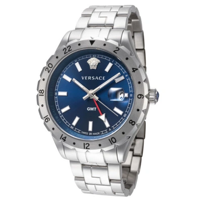 Pre-owned Versace Men's V11010015 Hellenyium 42mm Quartz Watch