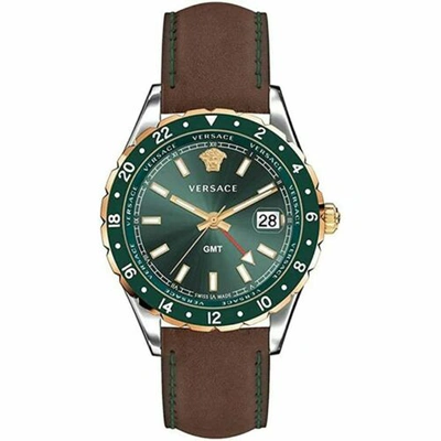 Pre-owned Versace Men's V11090017 Hellenyium 42mm Quartz Watch